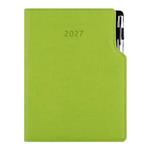 Diář GEP s propiskou denní B6 2027 - světle zelená