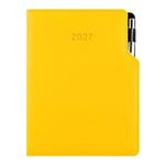 Diář GEP s propiskou denní B6 2027 - žlutá
