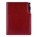 Diář GEP s propiskou týdenní B5 2027 - bordó