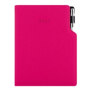 Diář GEP s propiskou týdenní B5 2027 - růžová