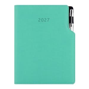 Diář GEP s propiskou týdenní B6 2027 - mátová