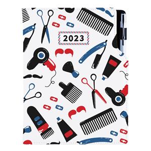 Diár KADERNÍCKY Barber - DESIGN denný A5 2023 slovenský