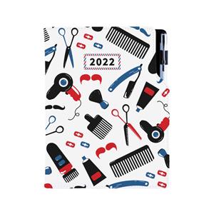 Diár KADERNÍCKY Barber - DESIGN týždenný B6 2022