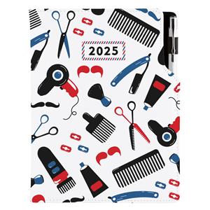 Diár KADERNÍCKY Barber - DESIGN týždenný B6 2025