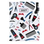 Diár KADERNÍCKY Barber - DESIGN týždenný B6 2027