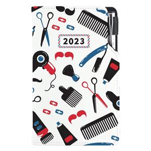 Diár KADERNÍCKY Barber - DESIGN týždenný vreckový 2023 slovenský