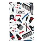 Diár KADERNÍCKY Barber - DESIGN týždenný vreckový 2027 slovenský