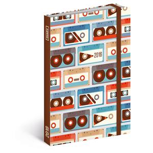 Diár Kazeta týždenný B6 obrázkový 2016