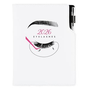 Diár KOZMETICKÝ Eyelashes - DESIGN týždenný A5 2026 český