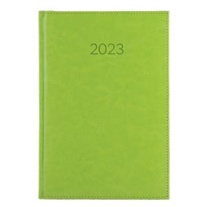 Diár LIBRA denný A5 2022 český - zelená