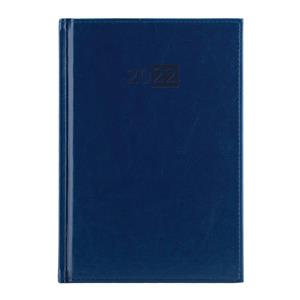 Diár LIBRA týždenný A5 2022 český - modrá tmavá