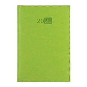 Diár LIBRA týždenný A5 2022 český - zelená