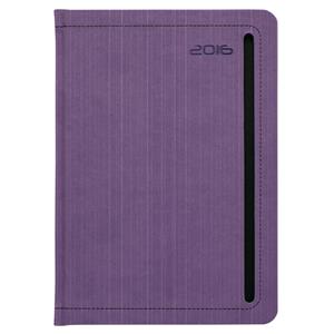 Diár Line 2016 denný A5 - fialový
