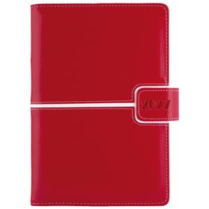 Diár MAGNETIC denný B6 2027 polský - červená/biela