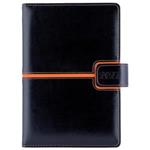 Diář MAGNETIC týdenní speciál A5 2027 - černá/oranžová