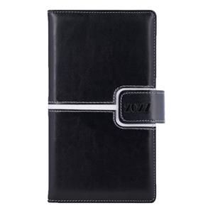 Diár MAGNETIC týždenný vreckový 2027 slovenský - čierna/biela