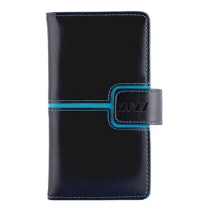 Diár MAGNETIC týždenný vreckový 2027 slovenský - čierna/tyrkysová