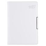 Diář METALIC denní B6 2027 - bílá