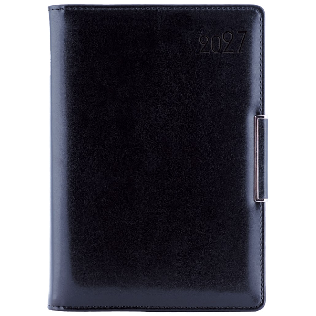 Diář METALIC týdenní B6 2027 - černá