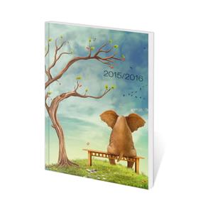 Diář Poketto Student - Elephant