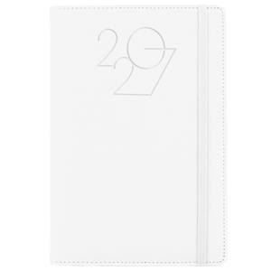 Diár POLY denný A5 2027 polský - biely