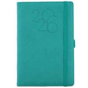 Diár POLY týždenný A5 2026 polský - petrolejová