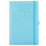 Diár POLY týždenný A5 2026 - svetlo modrá