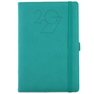 Diár POLY týždenný A5 2027 polský - petrolejová