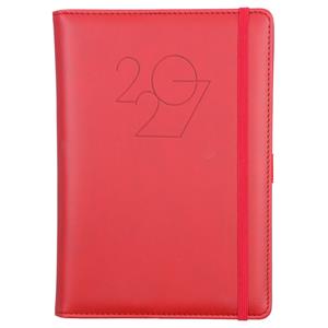 Diár POLY týždenný A5 2027 slovenský - červená