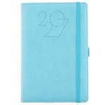 Diár POLY týždenný A5 2027 slovenský - svetlo modrá