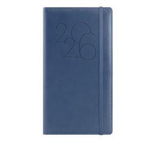 Diár POLY týždenný vreckový 2026 polský - tmavo modrá