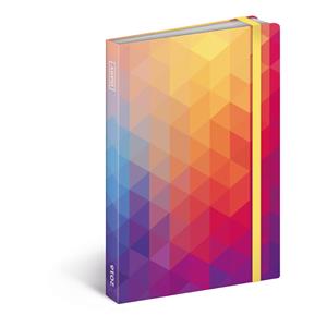 Diár Polygon týždenný B6 obrázkový 2016