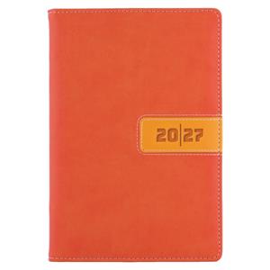 Diár RIGA denný B6 2027 polský - oranžová