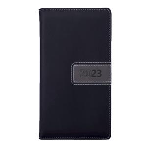 Diár RIGA týždenný vreckový 2023 slovenský - čierna/sivá