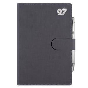 Diář SPLIT CRYSTAL týdenní B6 2027 - šedá