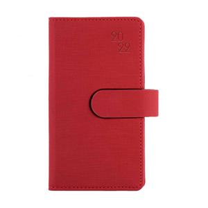 Diár SPLIT týždenný vreckový 2022 český - červená