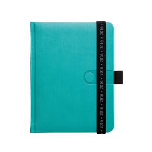 Diár Trendy 2016 denný B6 - tyrkysový