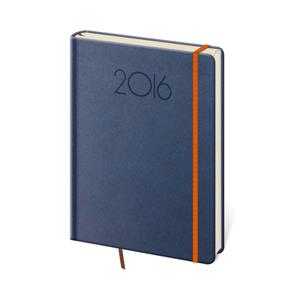Diár týždenný 2016 A5 New Praga - modrá