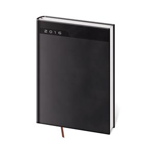Diár týždenný 2016 B5 Print Classic - čierna