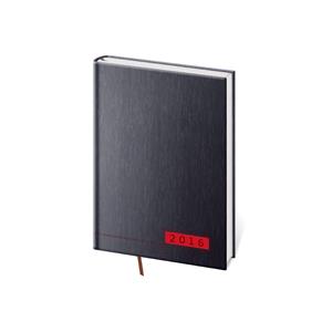 Diár týždenný 2016 vreckový Legno - čierna-červená