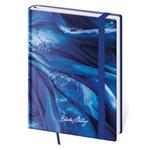 Diár týždenný B6 2026 Vario - Matragi Blue s gumičkou