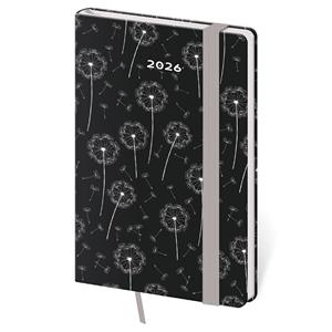 Diár týždenný vreckový 2026 Vario - Dandelion s gumičkou