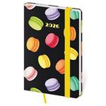 Diár týždenný vreckový 2026 Vario - Macarons s gumičkou