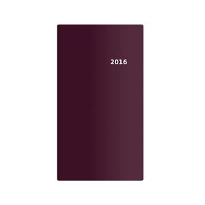 Diár vreckový 2016 - Torino dvojtýždňový - bordó