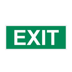 EXIT - bezpečnostná tabuľka, plast 2 mm 200x75 mm