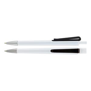 Guličkové pero TRISHA - biela/čierna