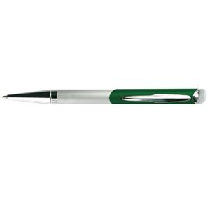 Guľôčkové pero Altina - strieborná - zelená