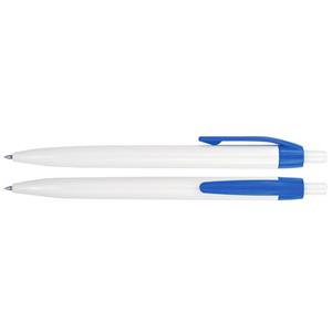 Guľôčkové pero Andele - biela - modrá