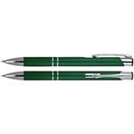 Guľôčkové pero Beneta - zelená