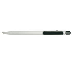 Guľôčkové pero Bravo - biela - čierna